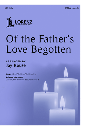 Book cover for Of the Father's Love Begotten
