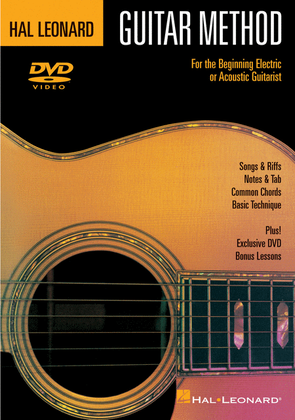 Book cover for Hal Leonard Guitar Method DVD