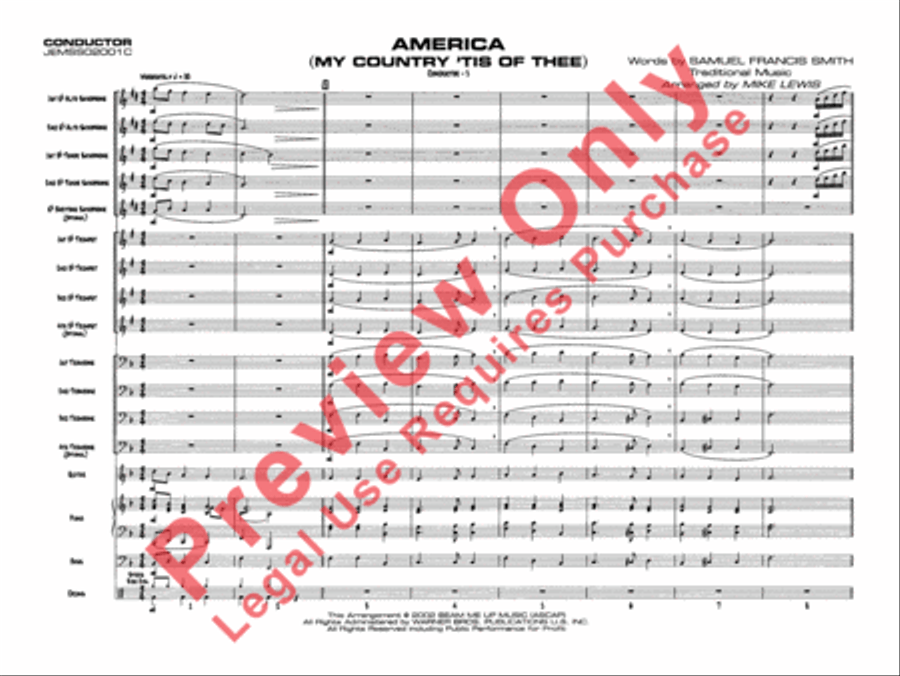 Superset #5: The Patriotic Collection (Medley) Jazz Ensemble scores gallery preview page 6