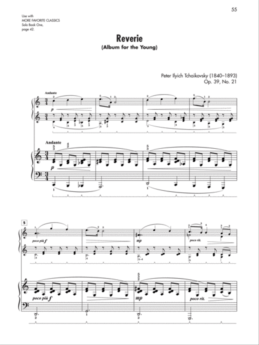 More Favorite Classics, Book 1 Piano Solo scores gallery preview page 4