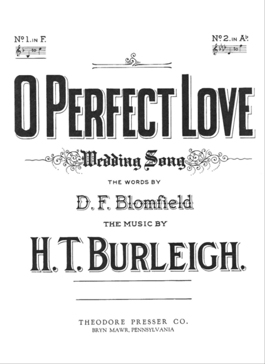 O Perfect Love Chamber Music scores gallery preview page 1