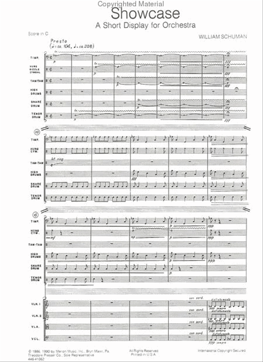 Showcase Orchestra scores gallery preview page 2
