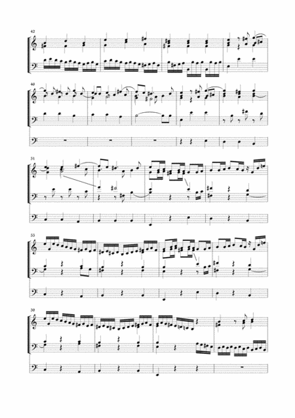 BUXTEHUDE - CIACONA - For organ 3 staff - BuxWV 160 image number null