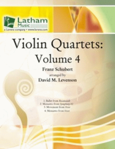 Violin Quartets Arr Levenson Vol 4 Sc/Pts