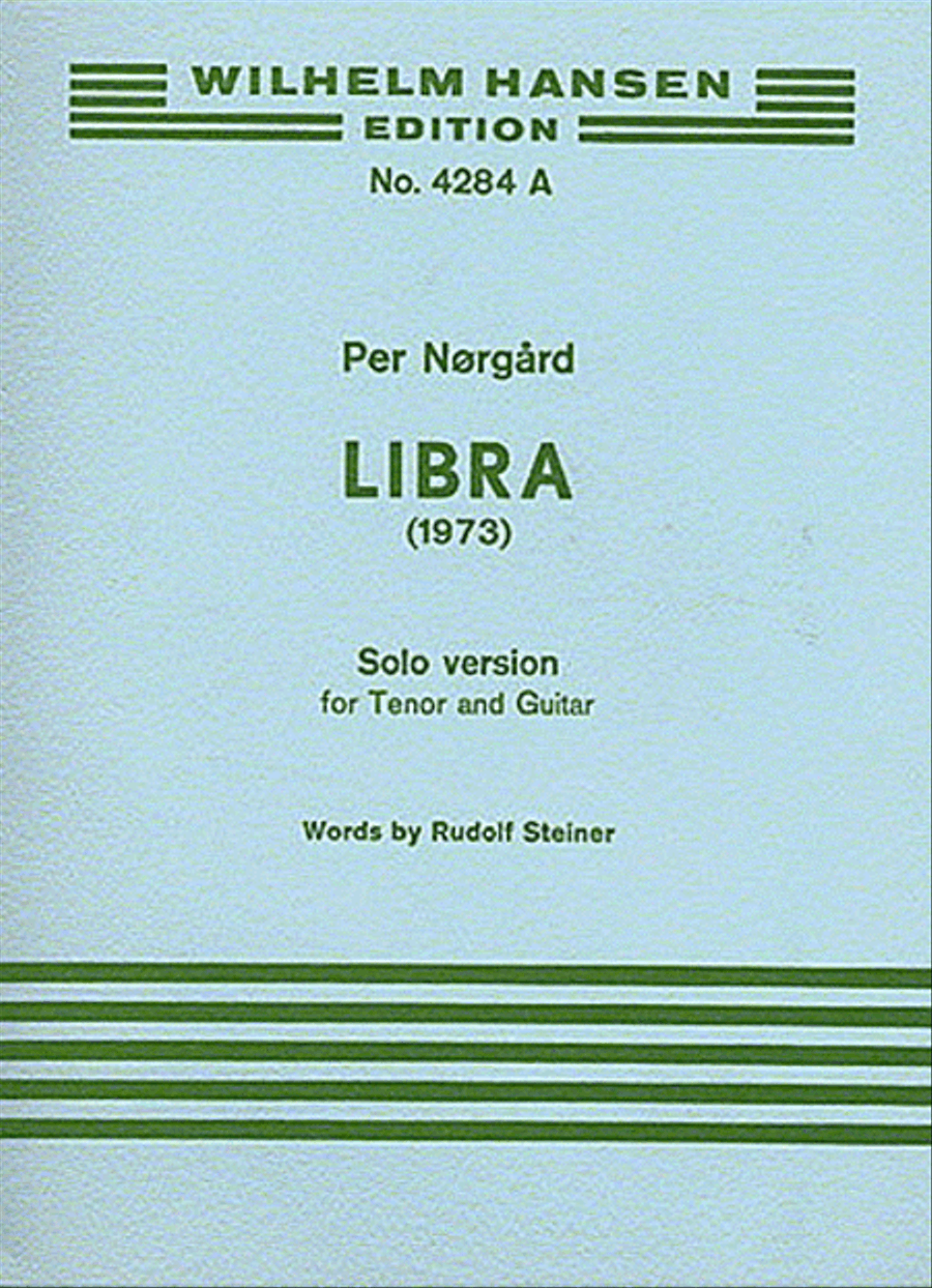 Per Norgard: Libra (Score) 4-Part scores gallery preview page 1