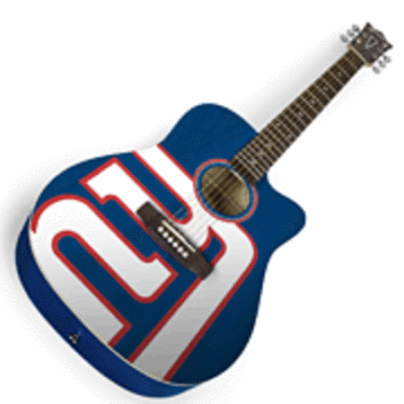 New York Giants Acoustic Guitar