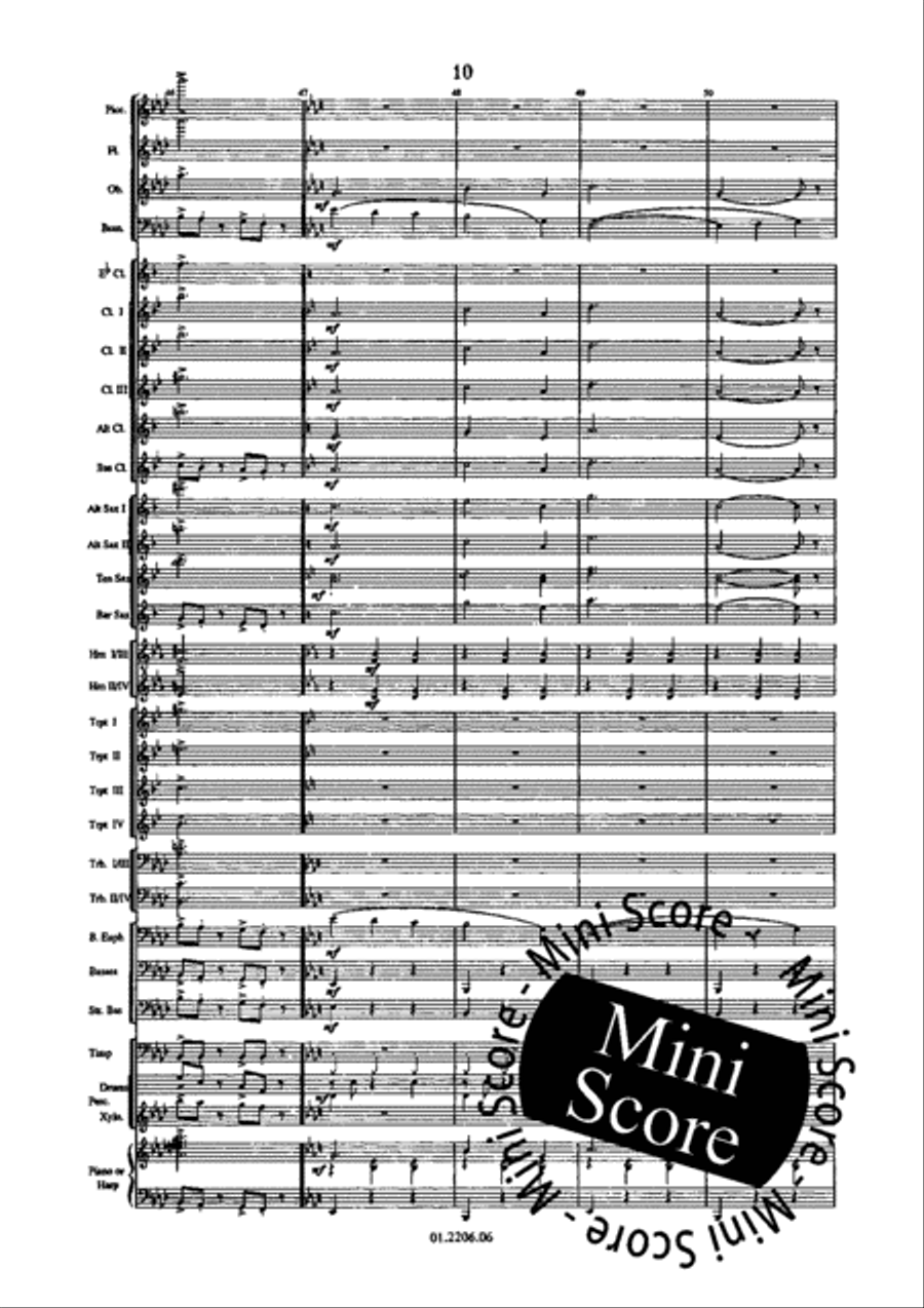Glenn Plays Afer The Ball Concert Band scores gallery preview page 14