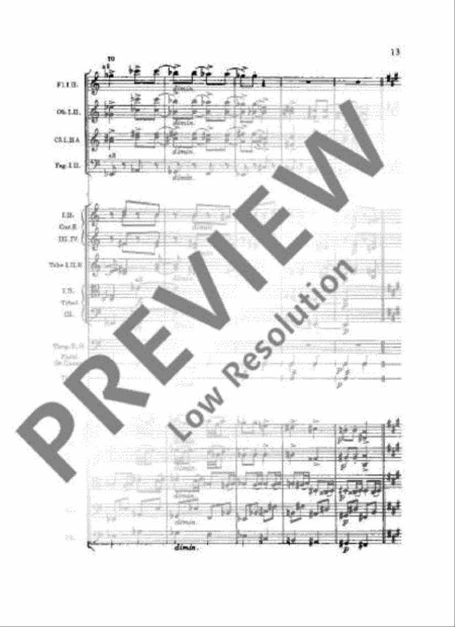 Slavonic Dances Orchestra scores gallery preview page 16