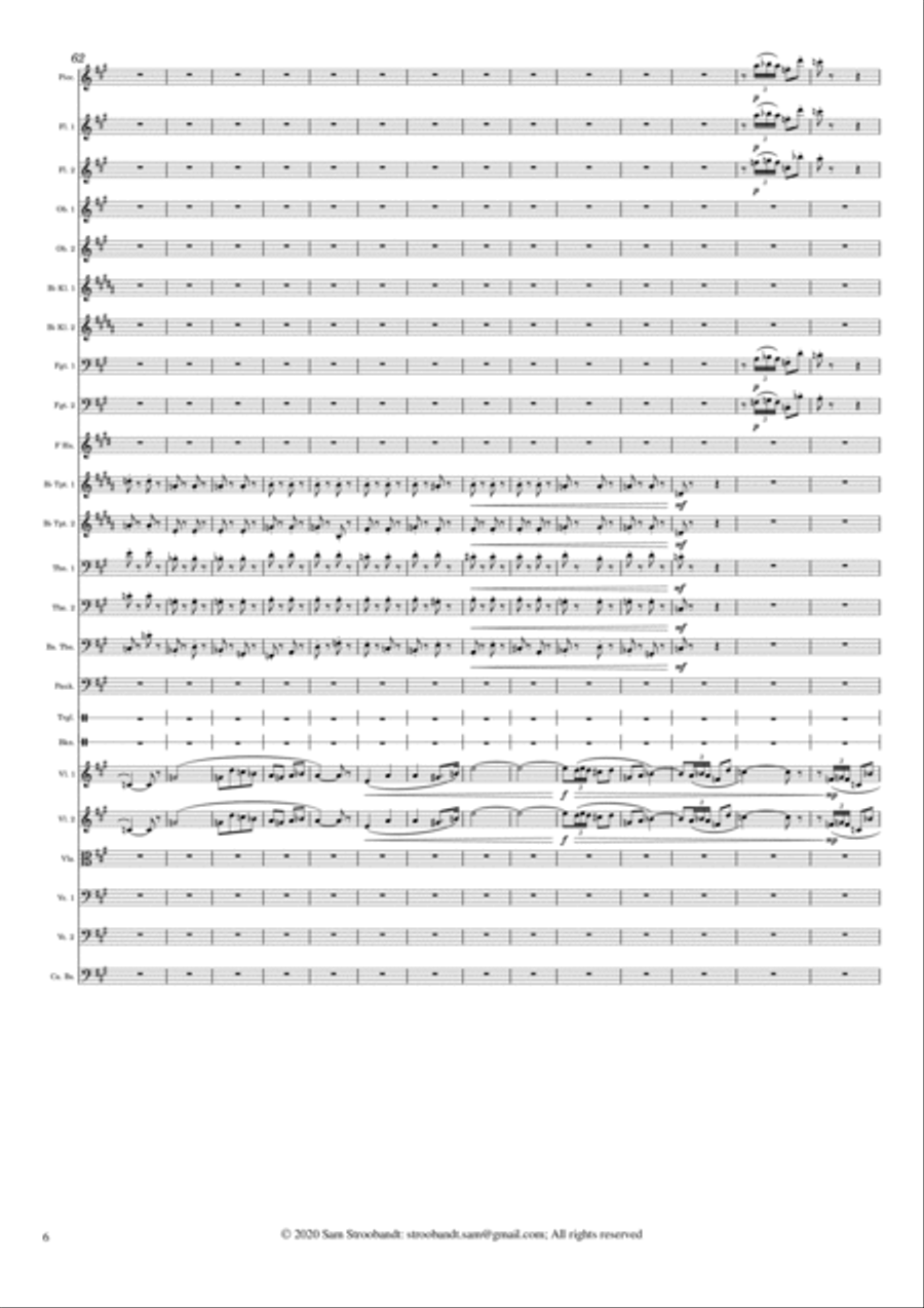 Carmen Suite No.1: Les Toréadors Full Orchestra scores gallery preview page 6