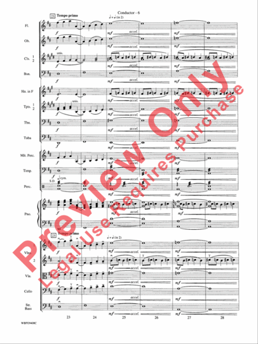 Rhapsody In Blue Full Orchestra scores gallery preview page 9