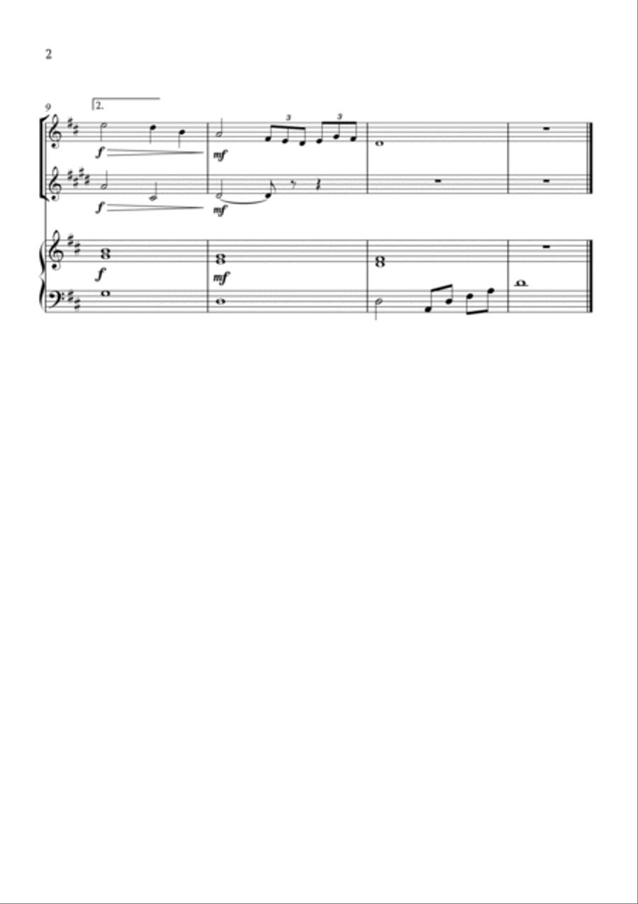 Album Leaf B158 Woodwind Duet scores gallery preview page 2