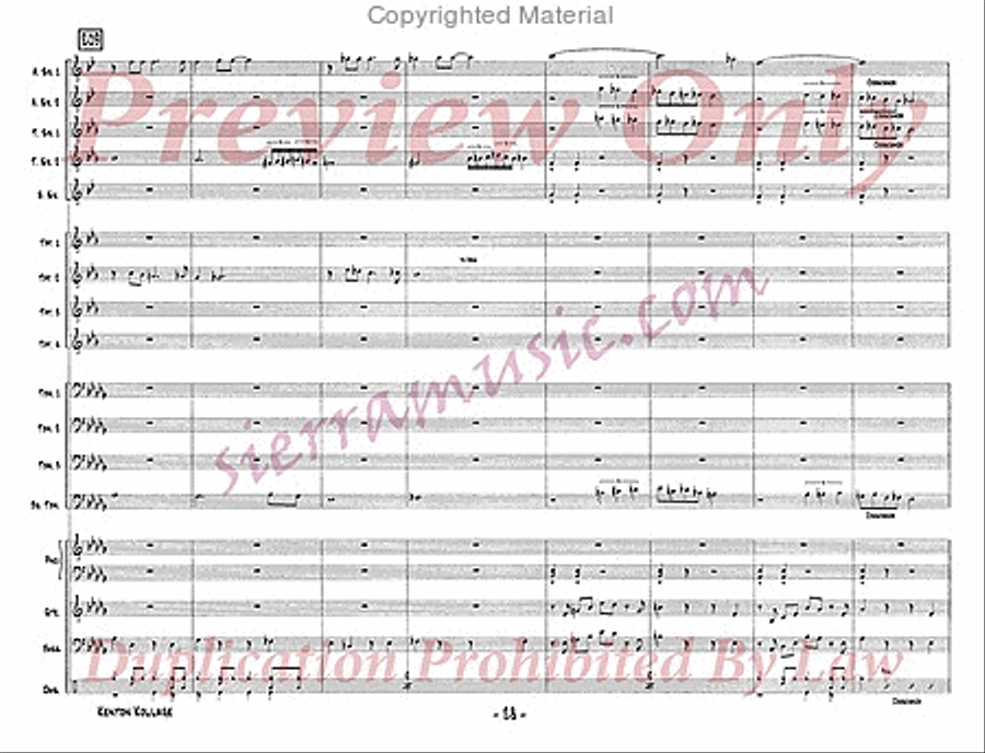 Kenton Kollage Big Band scores gallery preview page 29