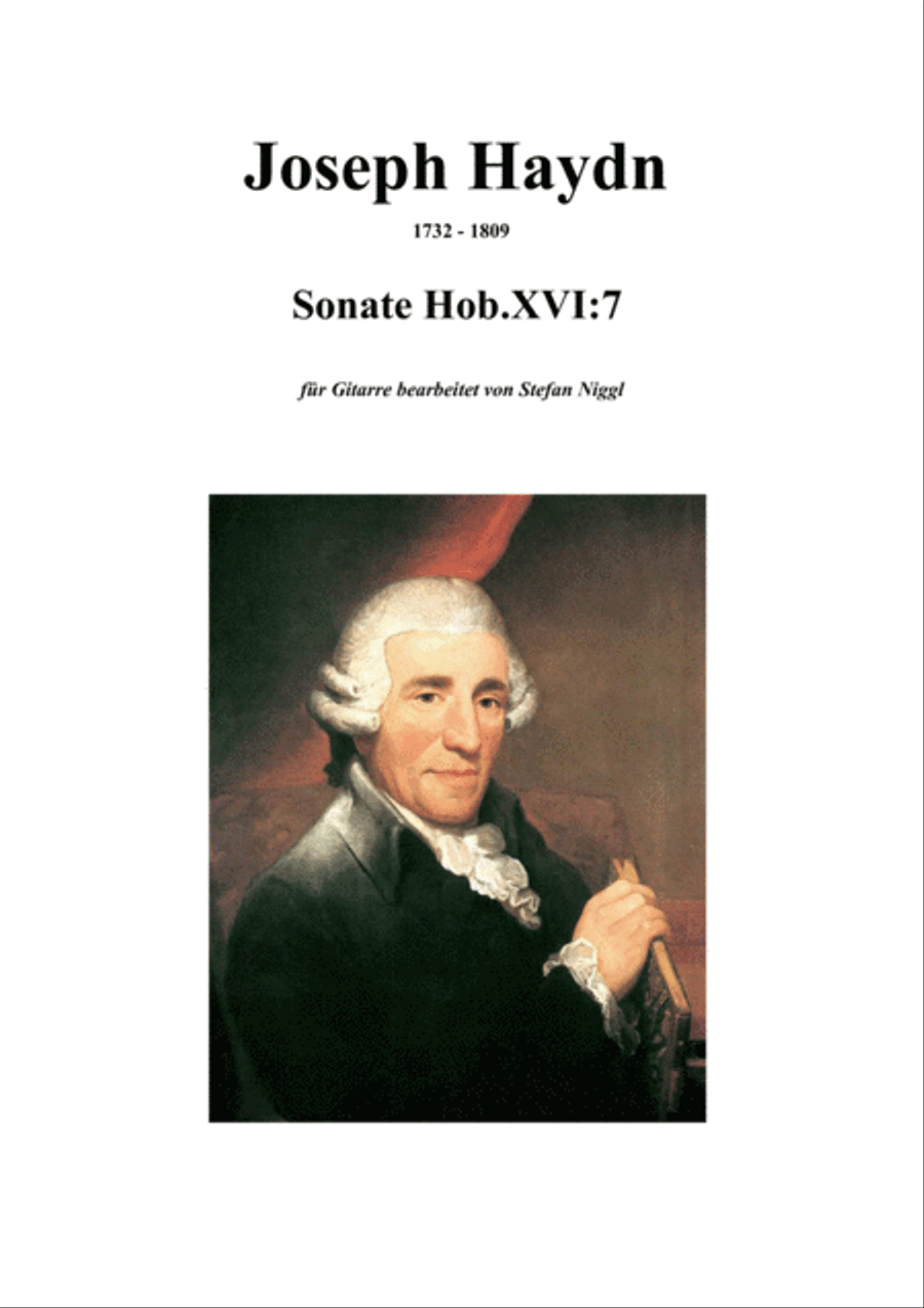 Sonata Hob.XVI:7 for Guitar Acoustic Guitar scores gallery preview page 1