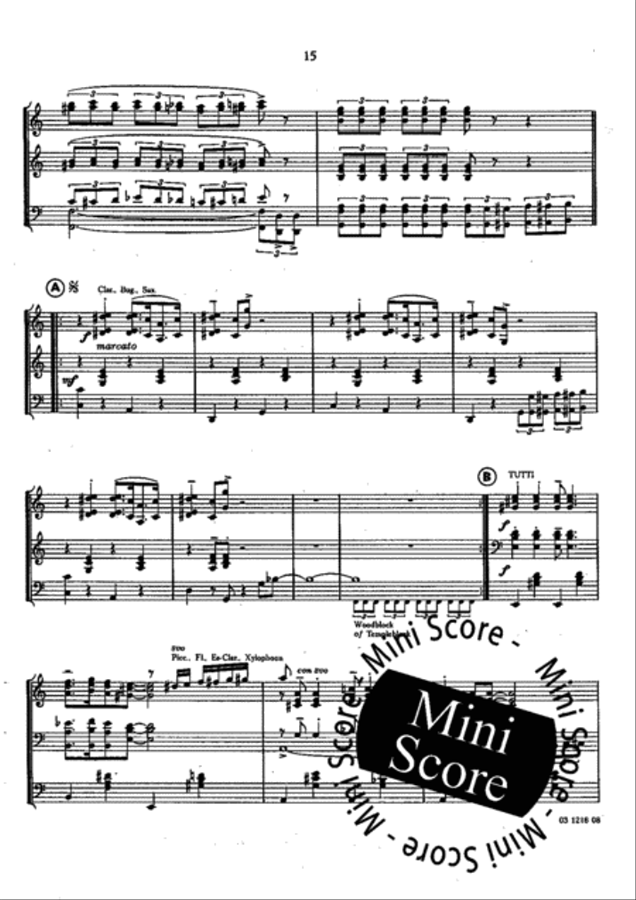 Vaudeville Suite Vaudeville Suite Concert Band scores gallery preview page 23