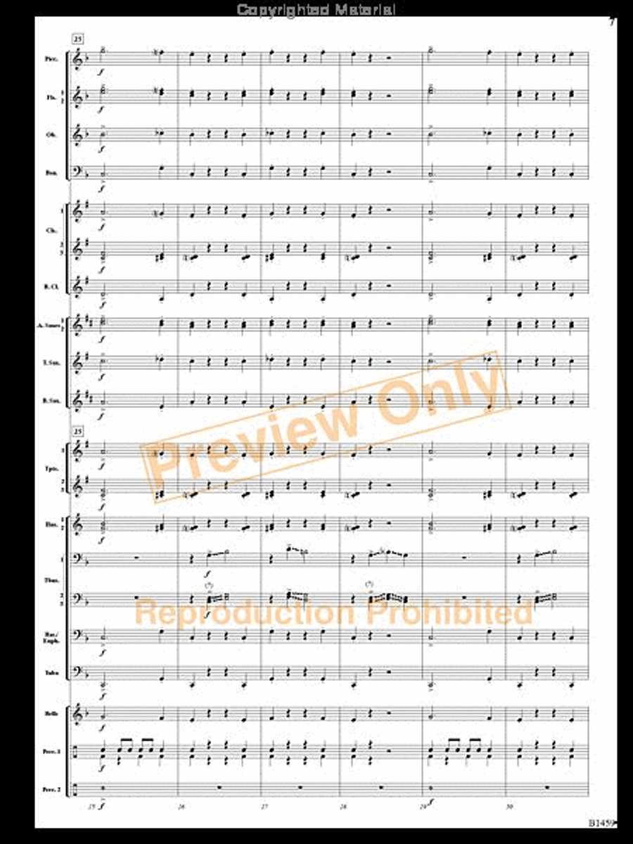 Trombone Tiger Rag Trombone Tiger Rag Concert Band scores gallery preview page 6