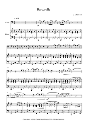 Barcarolle - Jacques Offenbach (Cello + Piano)