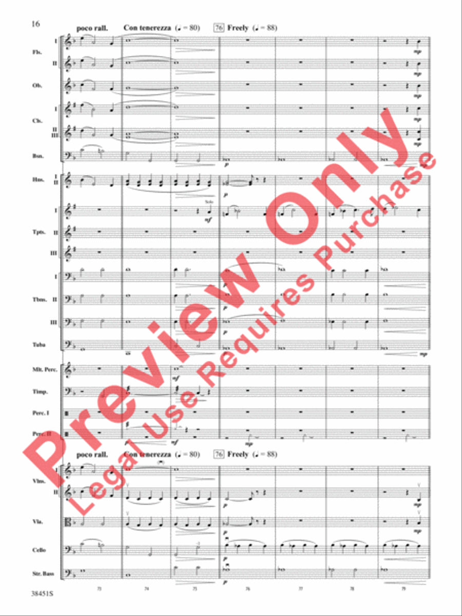 Resurgences Full Orchestra scores gallery preview page 17