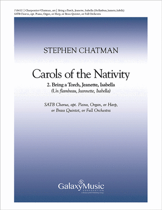 Book cover for Carols of the Nativity: 2. Bring a Torch, Jeannette, Isabella (Un Flambeau) (Choral Score)