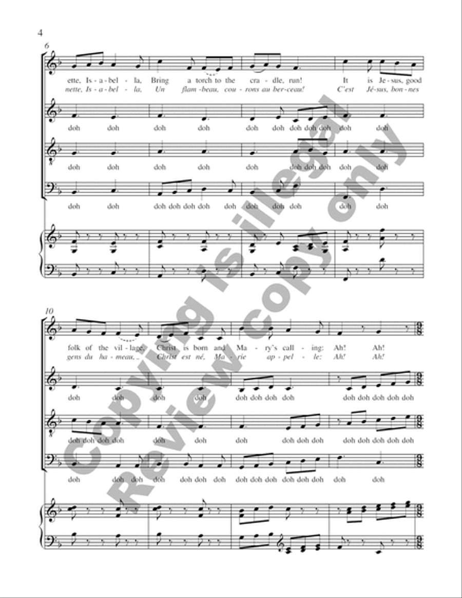 <br>Sheet music extract