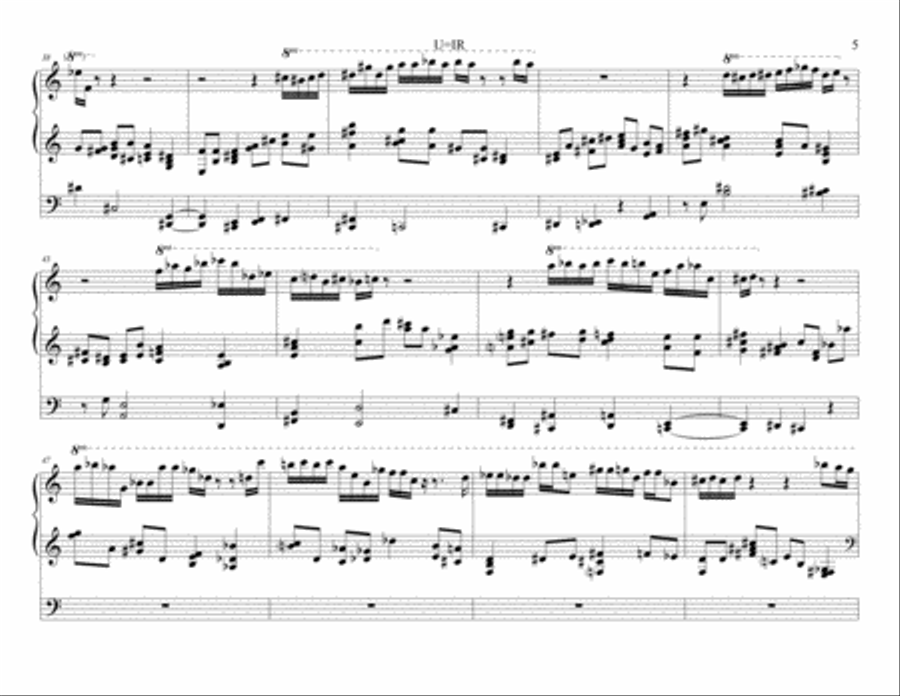 U=IR Organ Solo scores gallery preview page 5