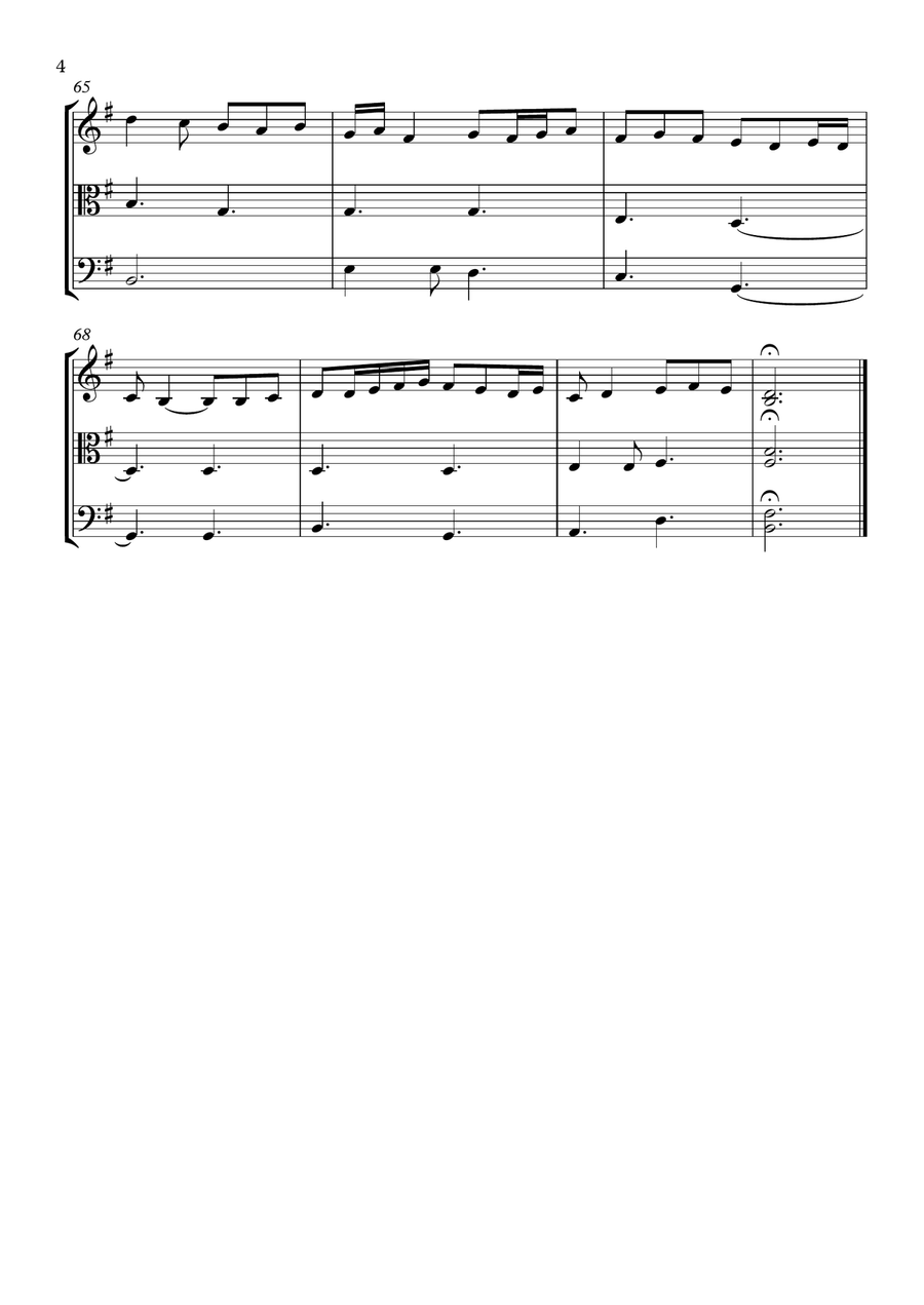 Amar Shonar Bangla String Trio scores gallery preview page 4
