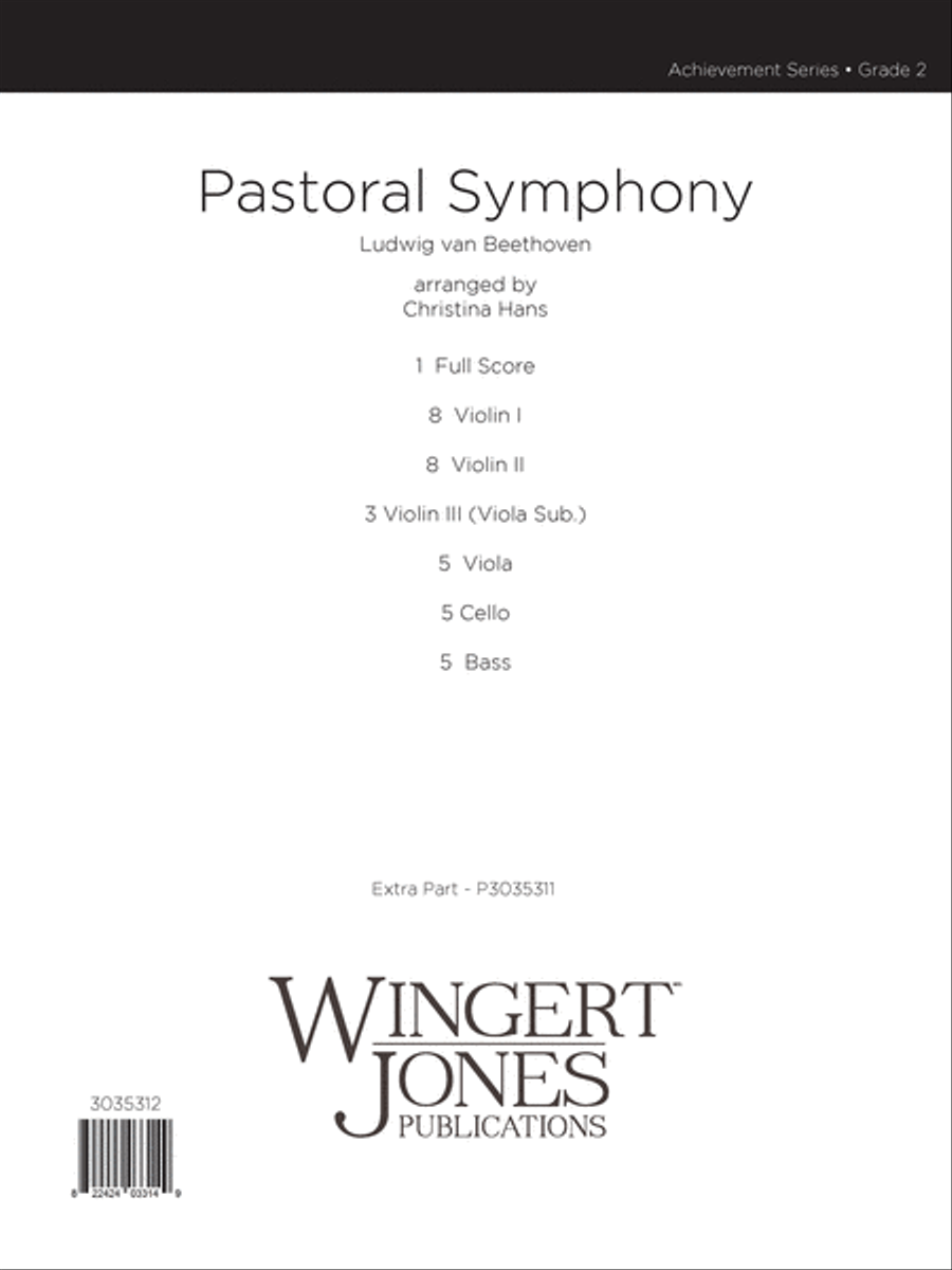 Pastoral Symphony (Score)
