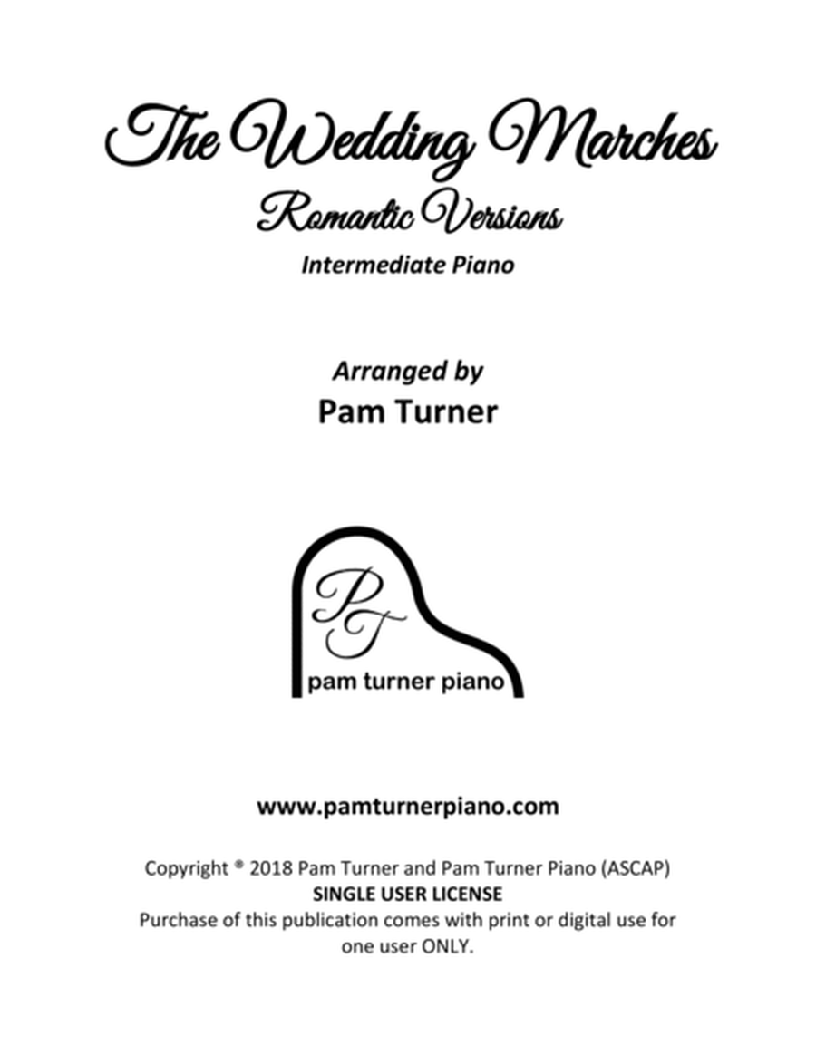 The Wedding Marches Romantic Versions (Processional and Recessional) - Intermediate Piano Solos image number null