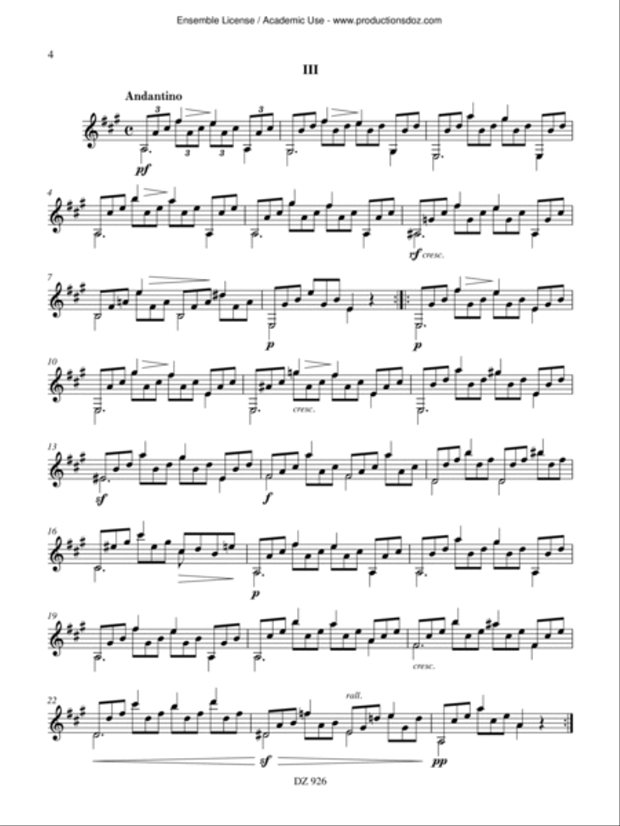 25 Études mélodiques progressives, op. 60 Classical Guitar scores gallery preview page 4