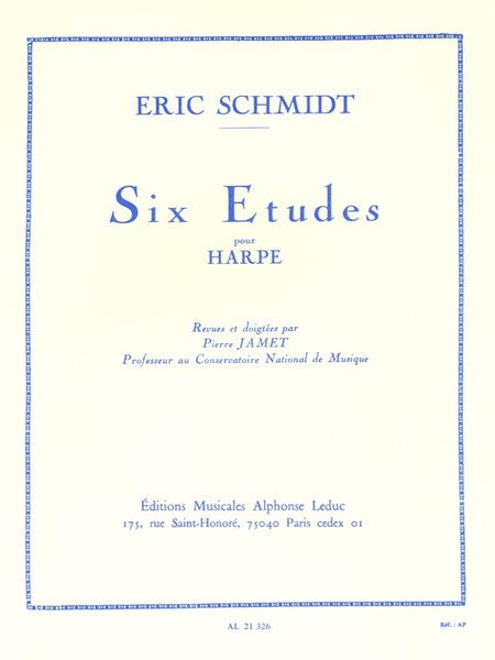 6 Etudes - Harpe