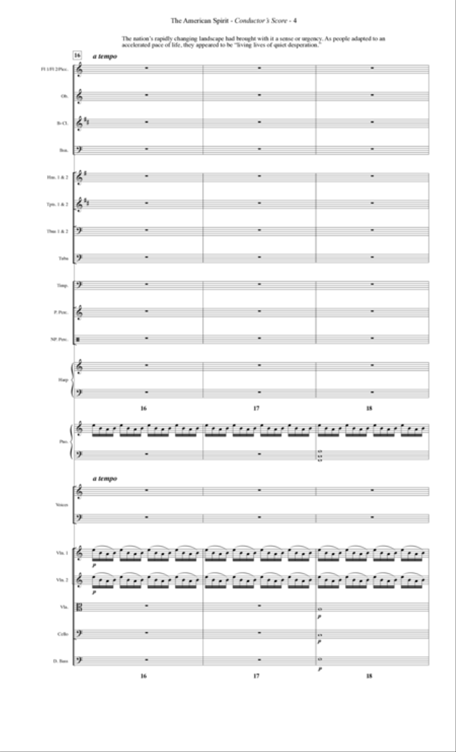 The American Spirit - Score Choir scores gallery preview page 4