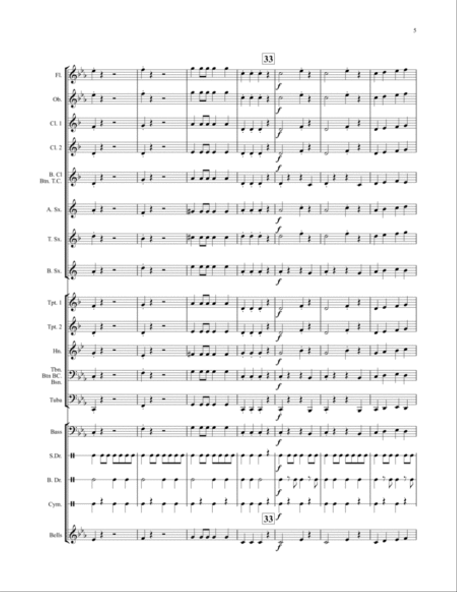 Ogre! Ogre! Concert Band scores gallery preview page 6