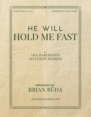Book cover for He Will Hold Me Fast