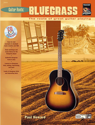 Book cover for Guitar Roots -- Bluegrass