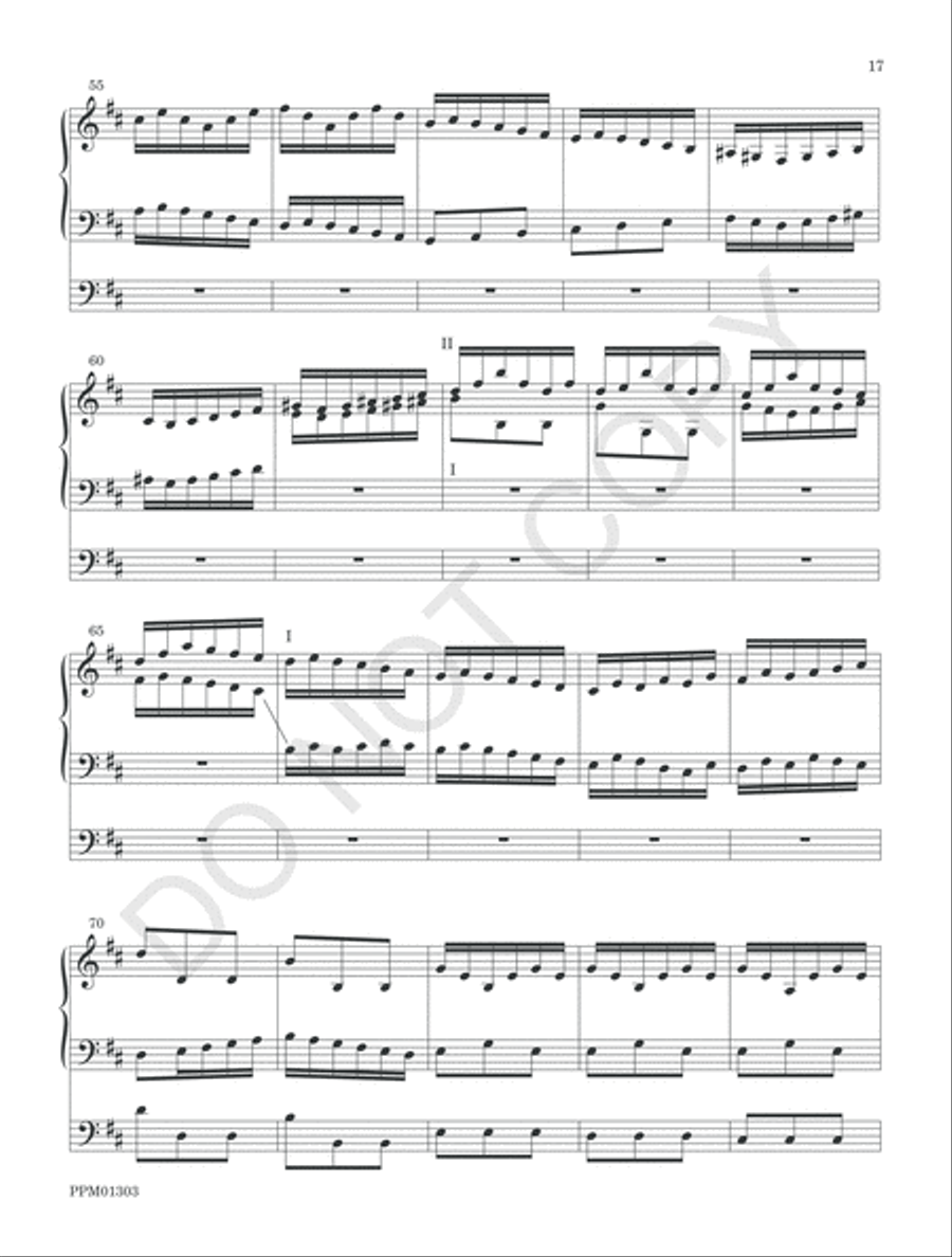 Concerto in D Organ Solo scores gallery preview page 20