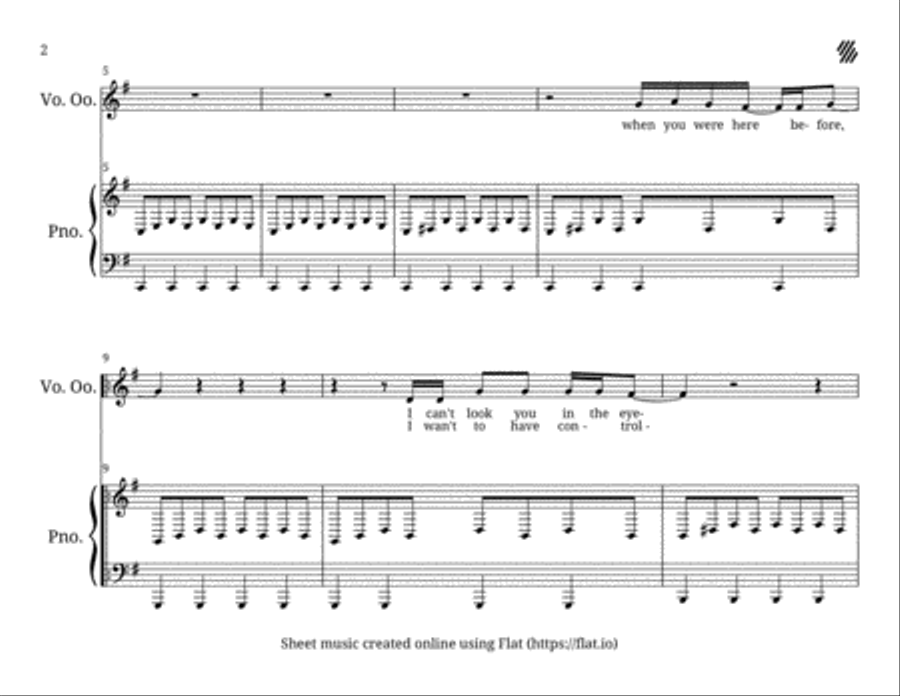 Creep Voice scores gallery preview page 2