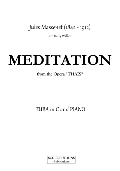 Meditation from "Thais" (for Tuba and Piano) image number null