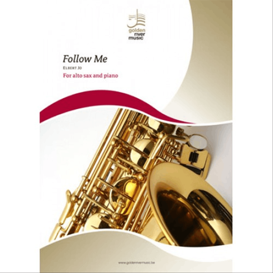 Follow Me for Eb saxophone Piano Accompaniment scores gallery preview page 1