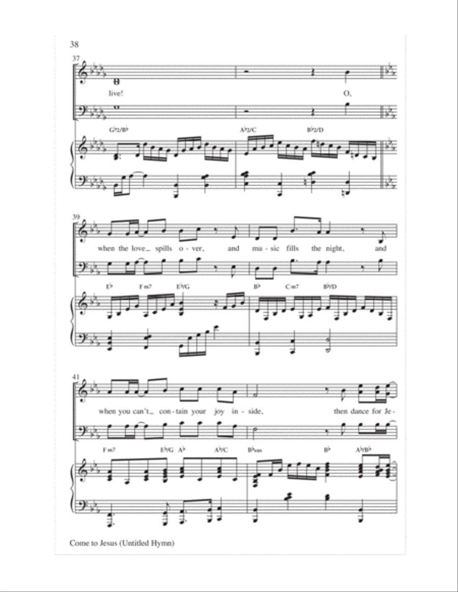 Easy Anthems, Vol. 3 Easy Anthems, Vol. 3 3-Part scores gallery preview page 41