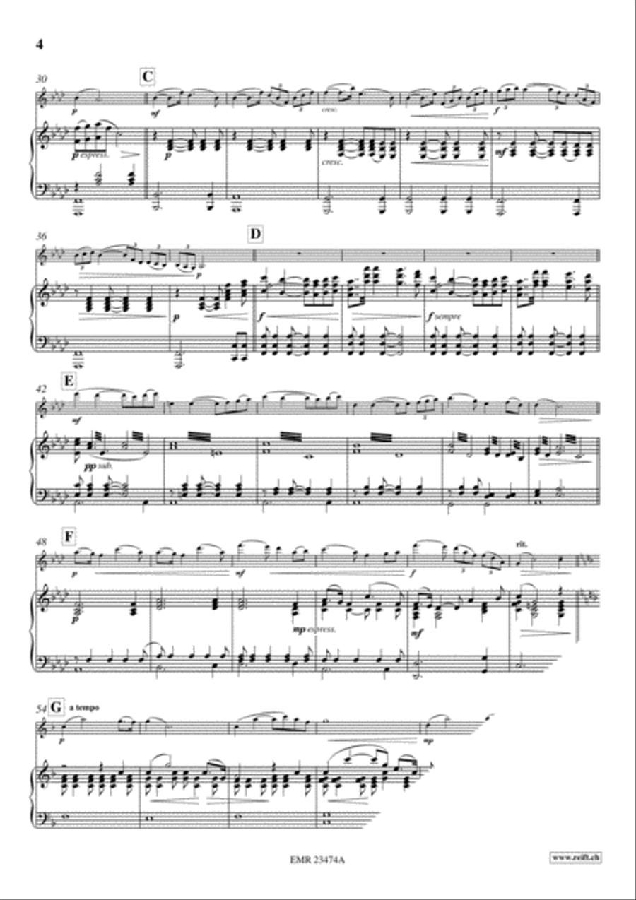 Concerto De L'Adieu Flute Solo scores gallery preview page 4