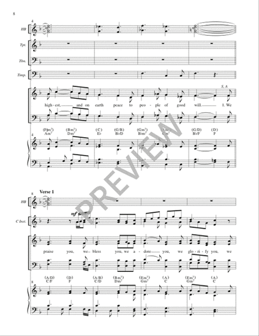 Storrington Mass (Full Score) 4-Part scores gallery preview page 9