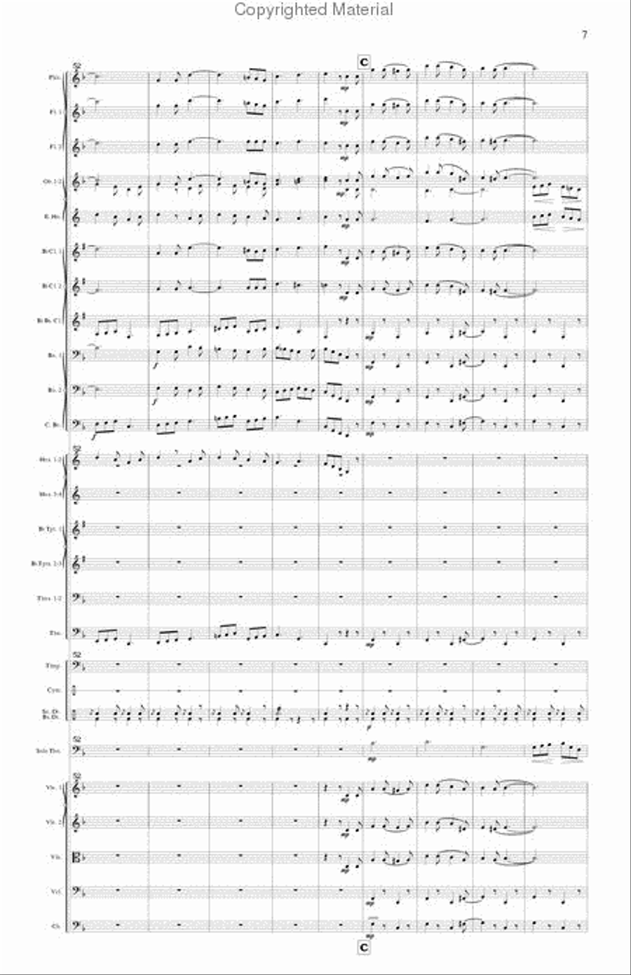 Seventy-Six Trombones (trombone and orchestra) Orchestra scores gallery preview page 8