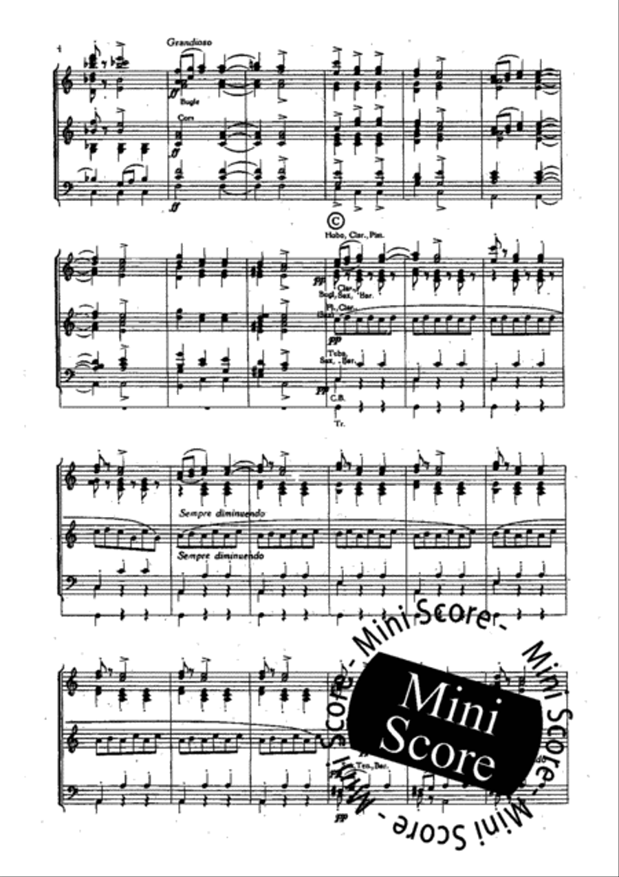 Slavische Dansen no 1,6 en 8 Fanfare Band scores gallery preview page 6