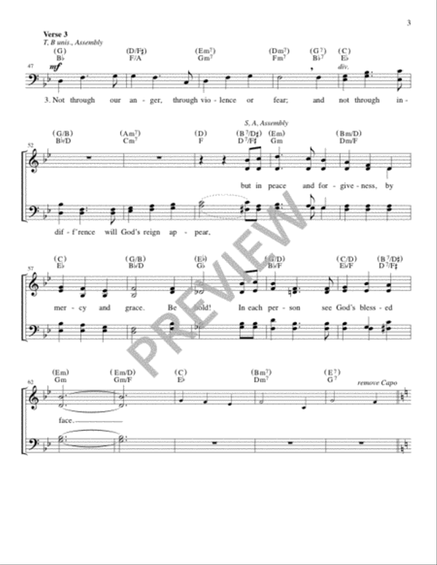 Here among Us - Guitar edition Guitar scores gallery preview page 4