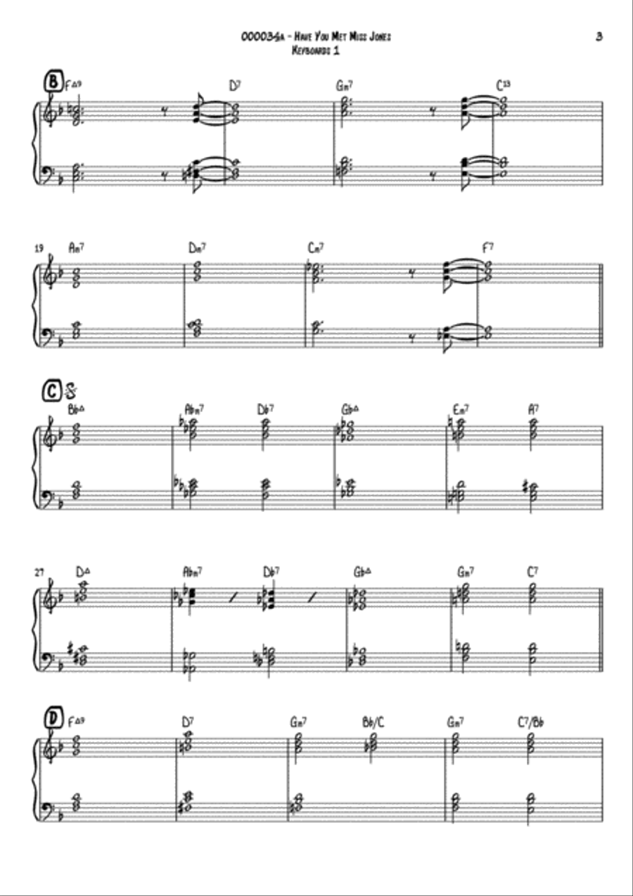 Have You Met Miss Jones? Small Ensemble scores gallery preview page 3