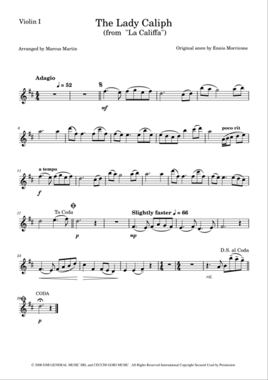 La Califfa Piano Quintet scores gallery preview page 4