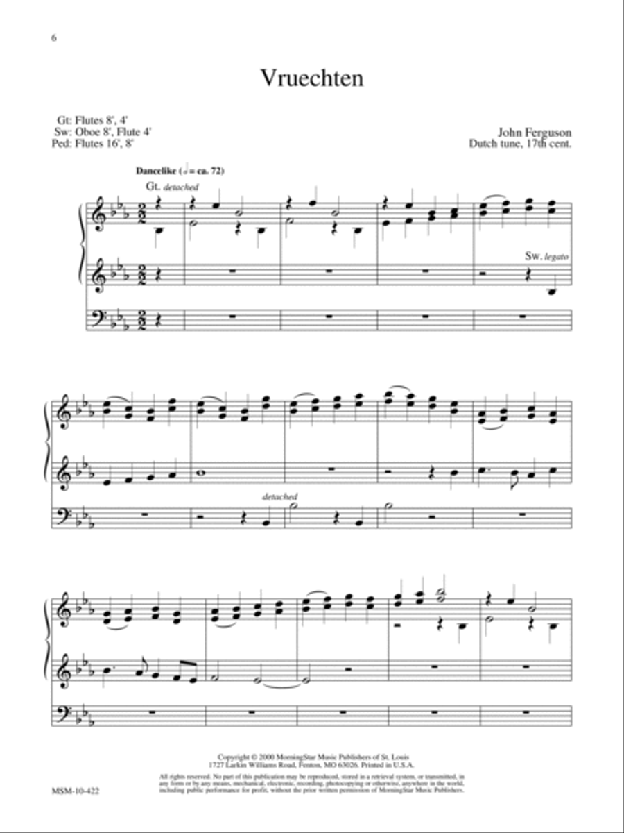 In Quiet Joy Organ scores gallery preview page 3