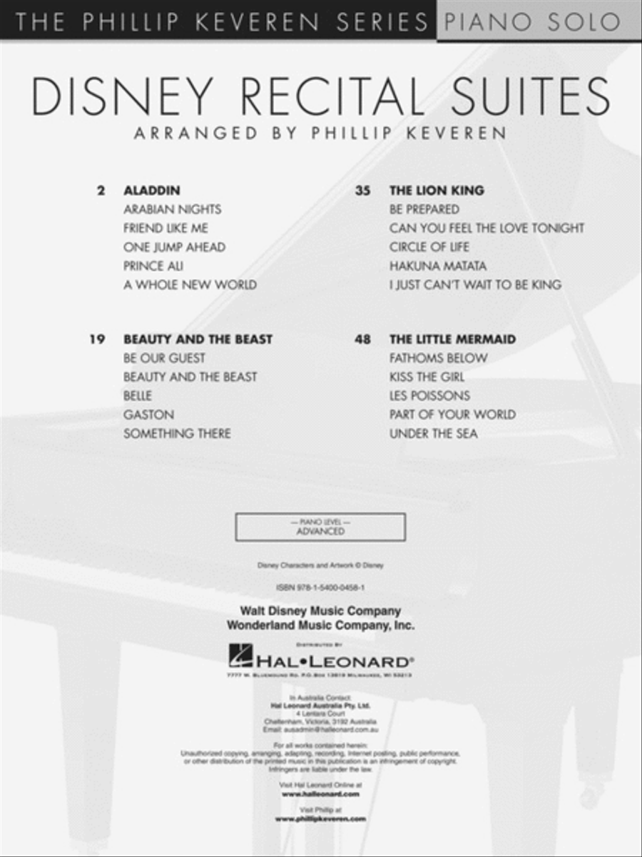 Disney Recital Suites Disney Recital Suites Piano Solo scores gallery preview page 2