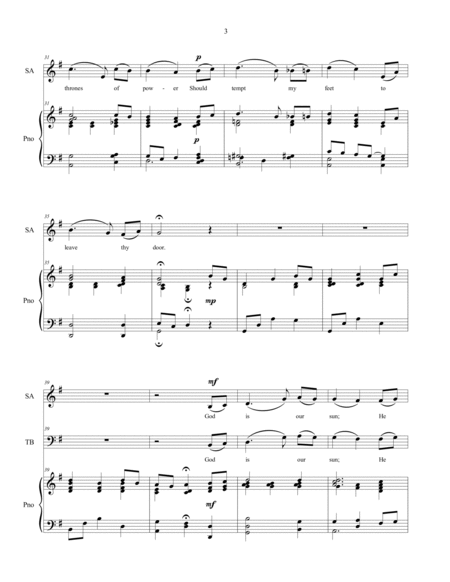 Great God, Attend While Zion Sings - SATB Choir with piano accompaniment image number null