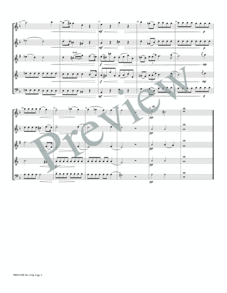 Prelude No. 4 Op. 8