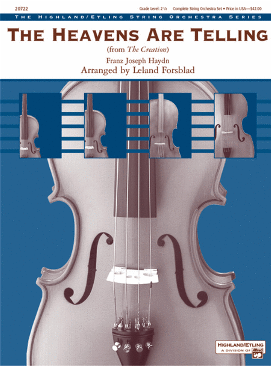 The Heavens Are Telling String Orchestra scores gallery preview page 1